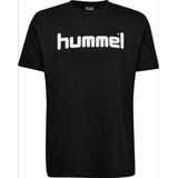 Hummel - hmlGO Cotton Logo - T-shirt - Zwart - Katoen