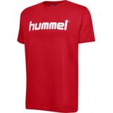 Hummel - hmlGO Cotton Logo T-Shirt - Zwart - Jersey