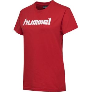 Hummel Damen T-Shirt Hmlgo Cotton Logo T-Shirt Woman S S True Red
