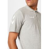 Hummel - HMLGO Cotton Polo - Poloshirt - Grijs - Katoen/Viscose