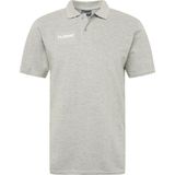 Hummel - HMLGO Cotton Polo - Poloshirt - Grijs - Katoen/Viscose