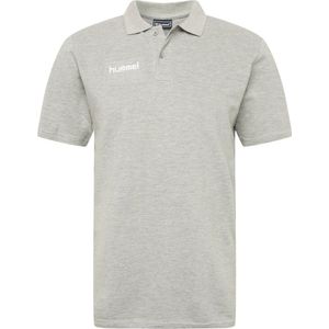 Hummel - HMLGO Cotton Polo - Poloshirt - Grijs - Katoen/Viscose