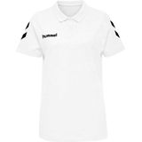 Hummel - hmlGO Cotton - Dames Polo - Groen - Katoen