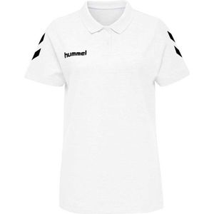 Hummel - hmlGO Cotton - Dames Polo - Groen - Katoen