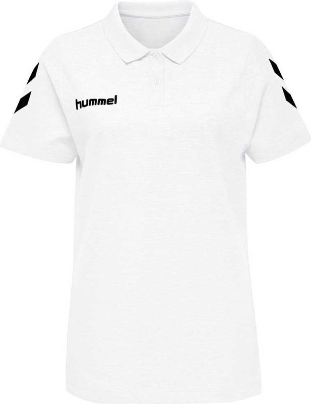 Hummel - hmlGO Cotton - Dames Polo - Groen - Katoen