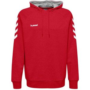 Hummel - Go Cotton Hoodie - Rood - Katoen/Polyester