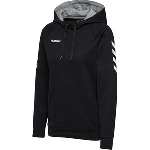 Hummel - HMLGO Cotton Hoodie - Sweatshirt - Groen - Katoen/Polyester