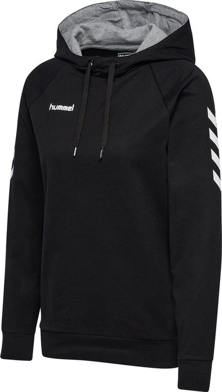 Hummel - HMLGO Cotton Hoodie - Sweatshirt - Groen - Katoen/Polyester