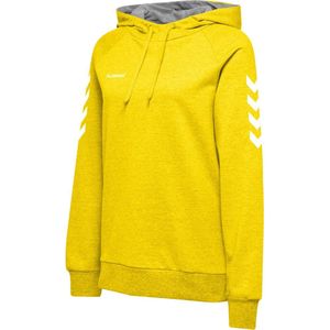 hummel - HMLGO COTTON HOODIE - Hoodie - Groen - Katoen/Polyester