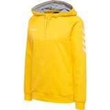 hummel - HMLGO COTTON HOODIE - Hoodie - Groen - Katoen/Polyester
