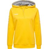 hummel - HMLGO COTTON HOODIE - Hoodie - Groen - Katoen/Polyester