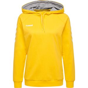 hummel - HMLGO COTTON HOODIE - Hoodie - Groen - Katoen/Polyester