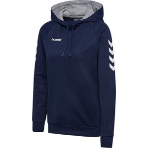 Hummel Damen Hoodie Hmlgo Cotton Hoodie Woman Marine