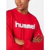 Hummel - Go Cotton Logo Sweatshirt - Zwart - Katoen/Polyester