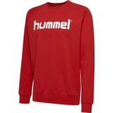 Hummel - Go Cotton Logo Sweatshirt - Zwart - Katoen/Polyester