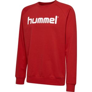 Hummel - Go Cotton Logo Sweatshirt - Zwart - Katoen/Polyester