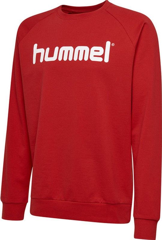 Hummel - Go Cotton Logo Sweatshirt - Zwart - Katoen/Polyester