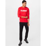 Hummel - Go Cotton Logo Sweatshirt - Zwart - Katoen/Polyester