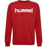 Hummel - Go Cotton Logo Sweatshirt - Zwart - Katoen/Polyester