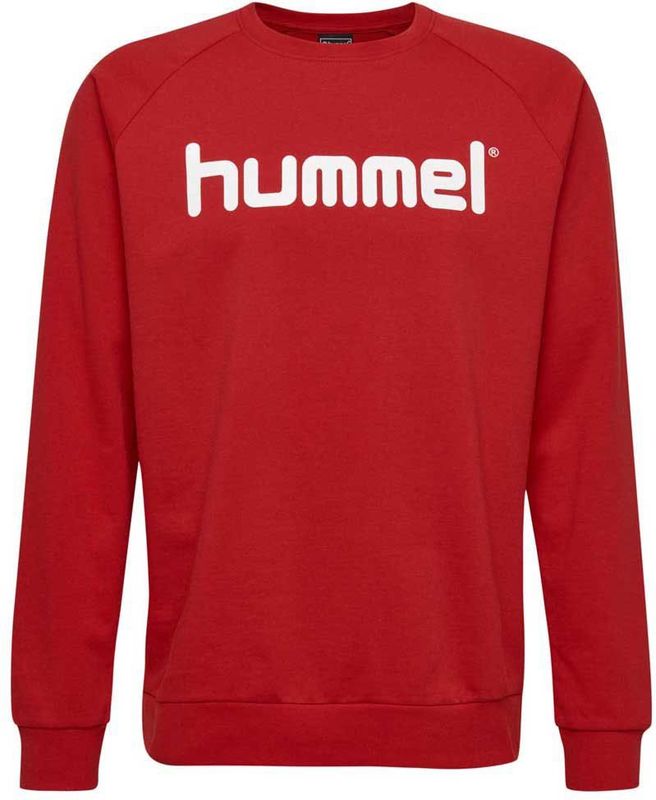 Hummel - Go Cotton Logo Sweatshirt - Zwart - Katoen/Polyester