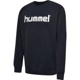 hummel - Go Cotton Logo - Hoodie - Zwart - Katoen