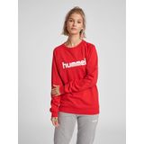 Hummel - HMLGO Katoenen Logo Sweatshirt - Zwart - Dames