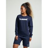 Hummel Go Cotton Logo Sweat Dames - Sporttruien - navy (marineblauw) - Vrouwen