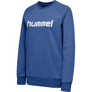 Hummel Go Cotton Logo Sweat Dames - Sporttruien - blauw - Vrouwen