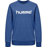 Hummel Go Cotton Logo Sweat Dames - Sporttruien - blauw - Vrouwen