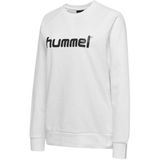 Hummel - Go Logo Sweatshirt - Zwart - Katoen - Raglanmouwen