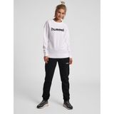 Hummel - Go Logo Sweatshirt - Zwart - Katoen - Raglanmouwen