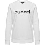 Hummel - Go Logo Sweatshirt - Zwart - Katoen - Raglanmouwen
