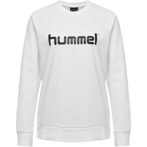 Hummel - Go Logo Sweatshirt - Zwart - Katoen - Raglanmouwen