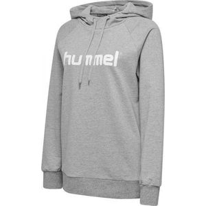 Hummel - HMLGO COTTON LOGO - Hoodie - Zwart - 80% Katoen, 20% Polyester