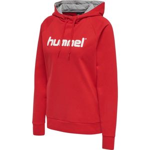 Hummel Damen Hoodie Hmlgo Cotton Logo Hoodie Woman True Red-XS
