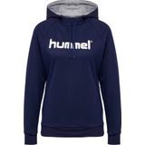 Hummel - HMLGO Cotton Logo Hoodie - Zwart - Katoen/Polyester
