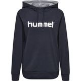 Hummel - HMLGO COTTON LOGO HOODIE - Grijs - Katoen/Polyester