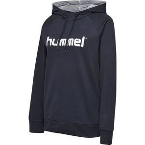 Hummel - HMLGO Cotton Logo Hoodie - Zwart - Katoen/Polyester