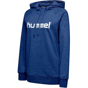 Hummel Go Logo Hoodie Blauw Vrouw