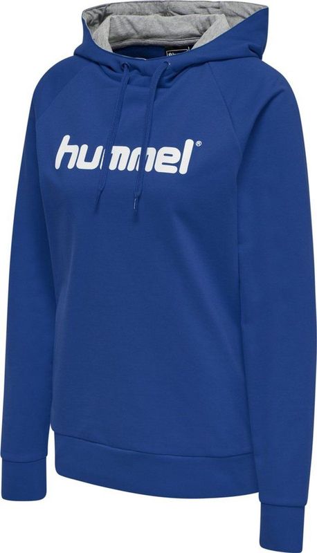 Hummel - HMLGO Cotton Logo Hoodie - Zwart - Katoen/Polyester