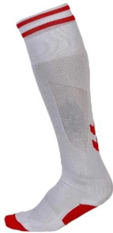 Hummel Fußballstutzen Element Football Sock White/True Red-31-34