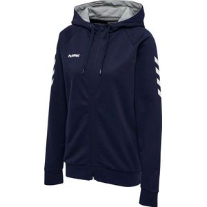 Hummel Go Cotton Jas Met Kap Dames - Marine