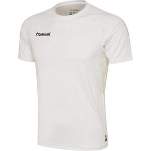 Hummel First Jersey SS - sportshirts - wit - Unisex