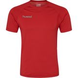 Hummel - HML First Performance - Shirt - Zwart - Korte Mouwen - Kinderen