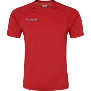 Hummel - HML First Performance - Shirt - Zwart - Korte Mouwen - Kinderen