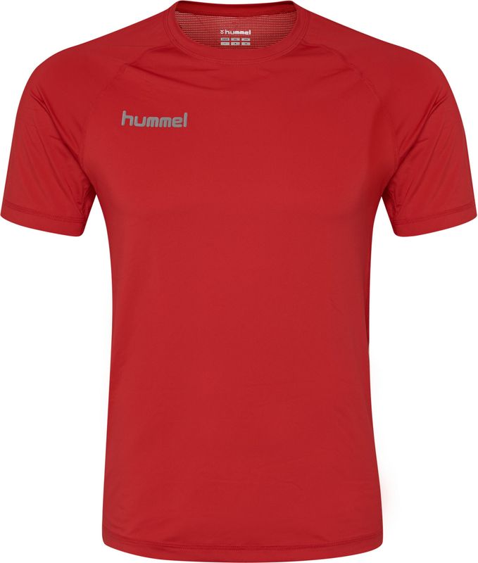 Hummel - HML First Performance - Shirt - Zwart - Korte Mouwen - Kinderen