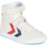 hummel Unisex sneakers voor kinderen, high slimmer Stadil High JR, Wit 204 494 9001, 27 EU