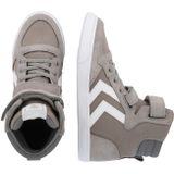 hummel - SLIMMER STADIL HIGH JR - Sneakers - Grijs - Textiel - Leer