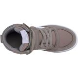 hummel - SLIMMER STADIL HIGH JR - Sneakers - Grijs - Textiel - Leer