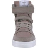 hummel - SLIMMER STADIL HIGH JR - Sneakers - Grijs - Textiel - Leer